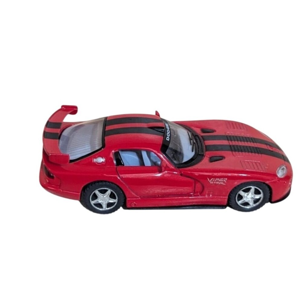 Kinsmart 5 Inch Dodge Viper GTS-R Red Hardtop Diecast Car 1:36 Pull‎ Back Action